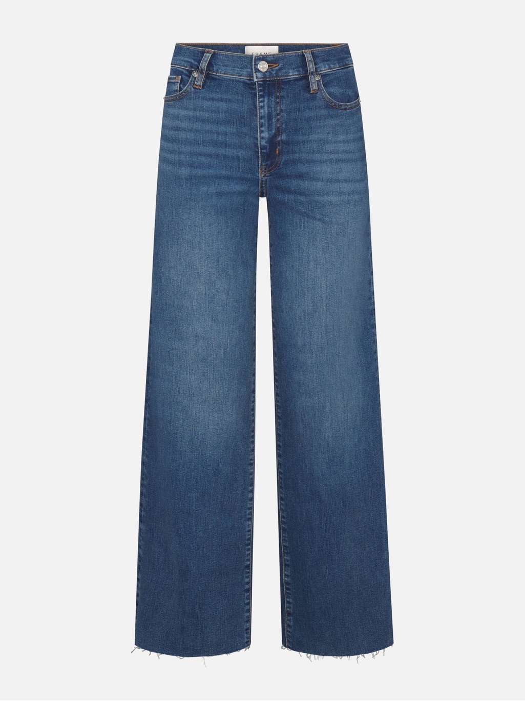 Frame Le Slim Palazzo Jeans Size 24 Canals Raw After High Rise Wide Leg